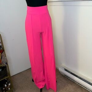 Pink Wide leg Trousers